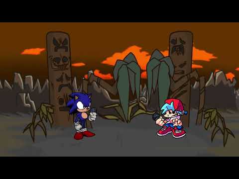 Sonic exe FNF, Faker transformation The canceled design version of EXE aka Black sun form