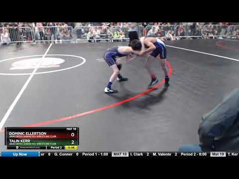 TB Middle School 71-73 Talin Kerr Anacortes Hawkeyes Wrestling Club Vs Dominic Ellertson Anacortes