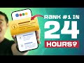 I Tried to Rank #1 on Google in 24 Hours to Prove a Point