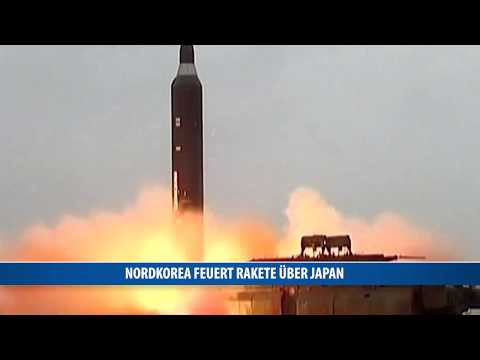 Nordkorea feuert Rakete über Japan ab