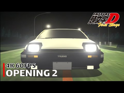 Initial D - Opening 2 [4K 60FPS | Creditless | CC]