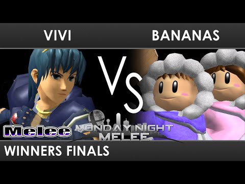MNM 322 - ViVi (Marth) VS Bananas (ICs) - Winners Finals - SSBM Melee