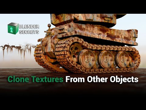 Blender Secrets - Clone Textures From Other Objects