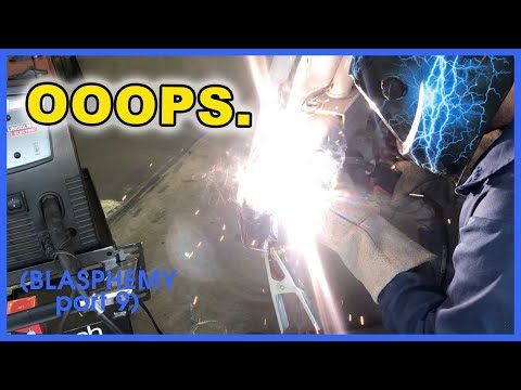 Rust Patch Panel FAIL! | FLUX CORE Sheet Metal Welding Attempt | Blasphemy Build Part 9