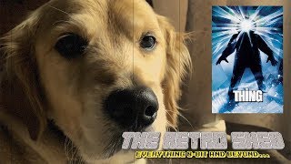 Golden Retriever and The Thing | The Retro Shed