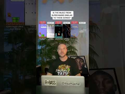 Is The Music From The Super Mario Bros Video Game Similar To These Songs? #shorts #supermario