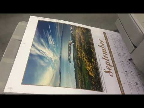 Calendar printing on our ricoh digital printer