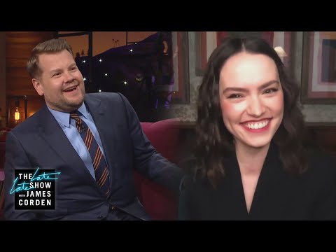 デイジー・リドリーがジェームズにフランス語を教える (Daisy Ridley Gives James a French Lesson)