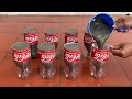 Amazing Ideas With Plastic Bottles And Cement How To Decorate Your Home To Become Beautiful