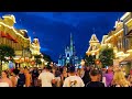 Magic Kingdom 2022 Walking Tour At Night Walt Disney World Orlando Florida