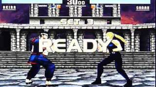 Virtua Fighter 2 on Sega Saturn. Gameplay & Commentary