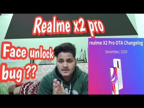 December update Realme x2 pro face unlock bug ??