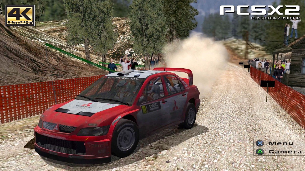WRC 4: The Official Game of the FIA World Rally - PS2 Gameplay 4k 2160p / HD Texture Pack (PCSX2)