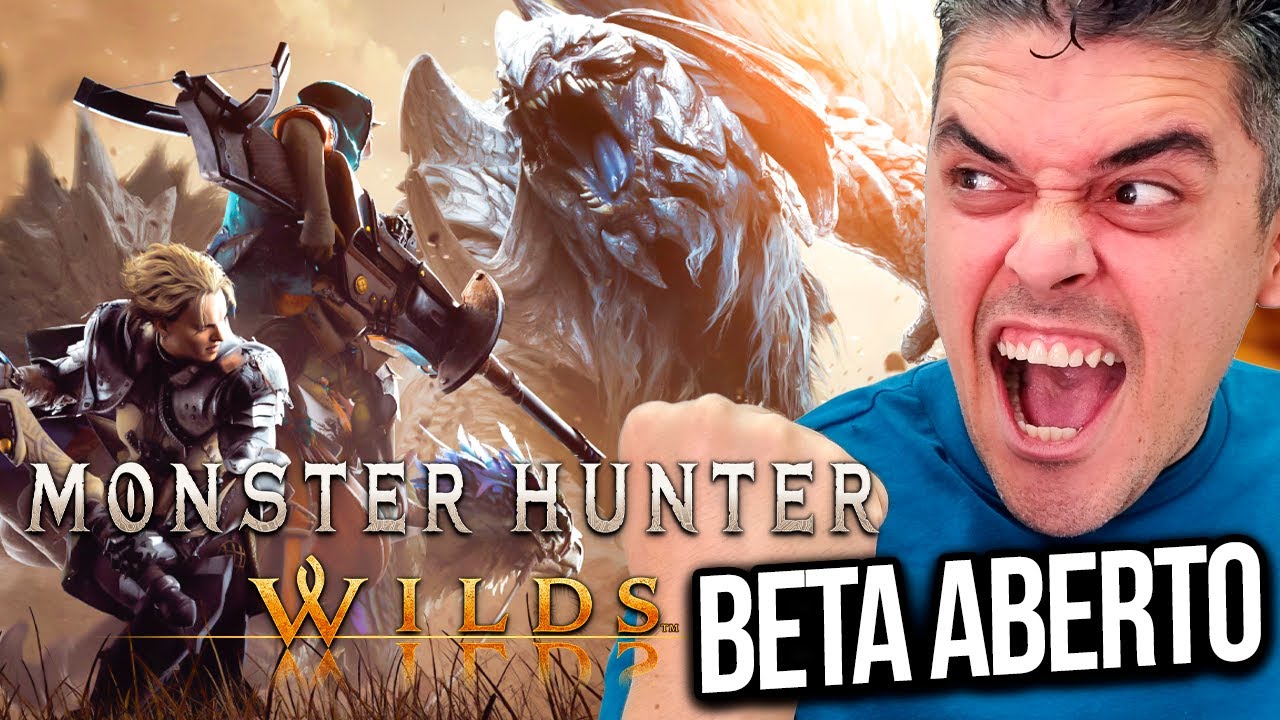 Monster Hunter Wilds (e vendo se anunciam o Switch 2 kkkkk)
