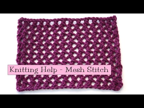 Fancy Stich Combo - Mesh Pattern Stitch