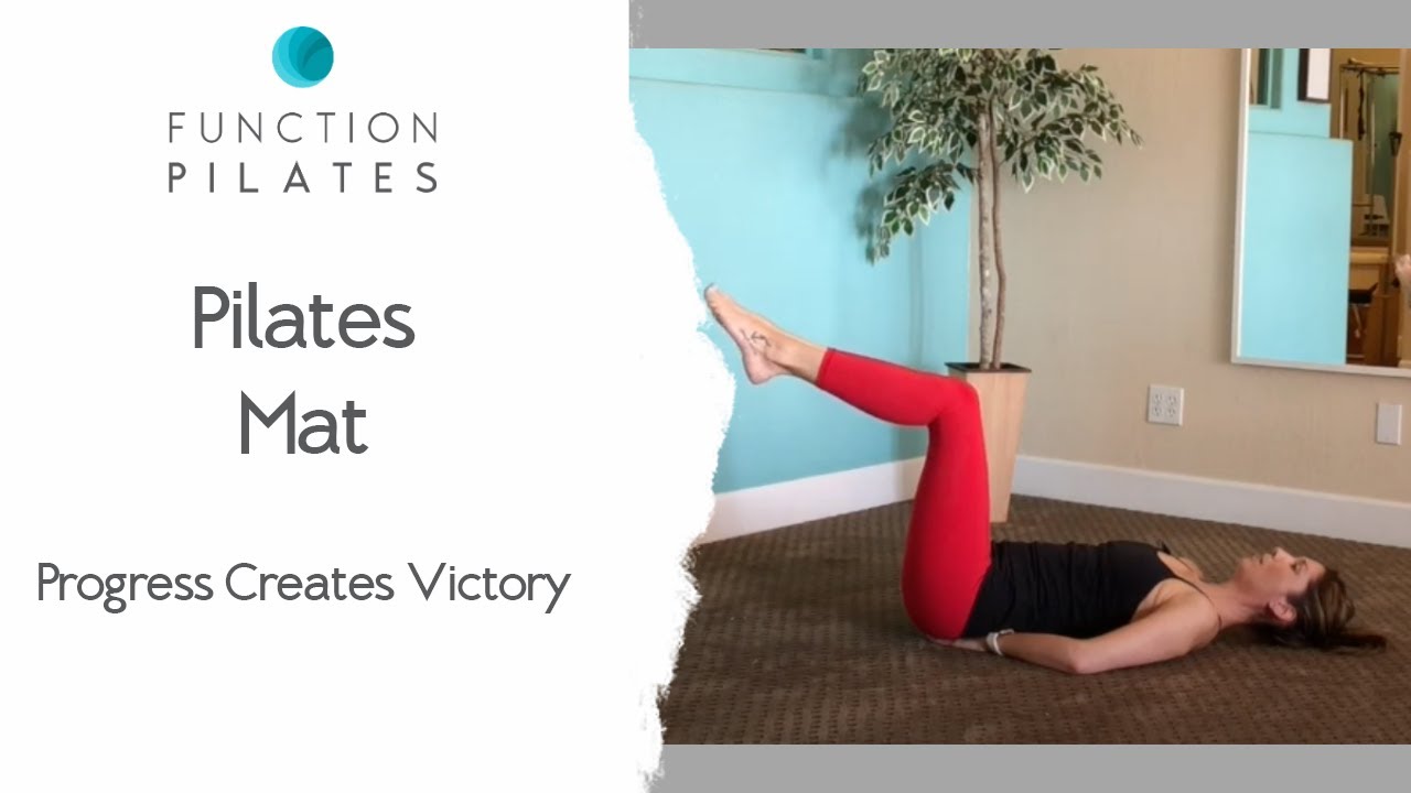 Pilates Mat ~ Progress Creates Victory