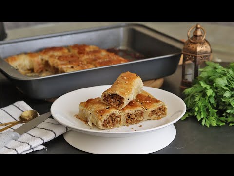 Borek recipe |Turkish borek with meat filling | The Cookbook