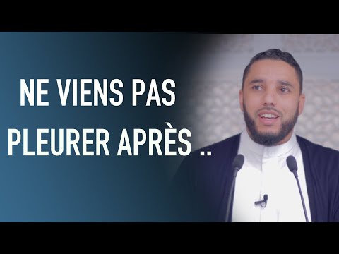 Ne viens pas pleurer après !