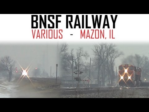 Wet Trains in Mazon! March 10th, 2013