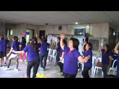 NLRC employees dancing to the tune of "me gustan todas"