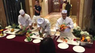 Food Carving Demonstration On Dawn Princess - Sydney To Tasmania