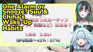 One Alarm or Snooze? Suu & Chiha's Wake-Up Habits | Mizumiya Su