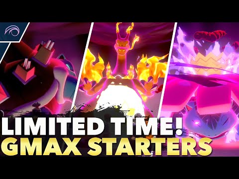 LIMITED TIME! GMAX CHARIZARD/VENUSAUR/BLASTOISE MAX RAID EVENT in Pokemon Sword and Shield