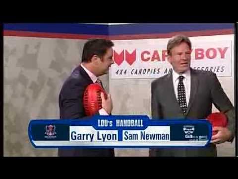 The Sunday Footy Show AFL (2013) - Lou's Handball Sam Newman vs Garry Lyon