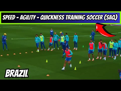 🎯Speed - Agility - Quickness Training Soccer (SAQ)🔰Brazil National Team  by Carlo Ancelotti