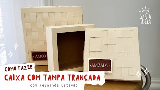 Vídeo de QUARTETO DE CAIXAS COM TAMPA CESTARIA SANTA IDEIA