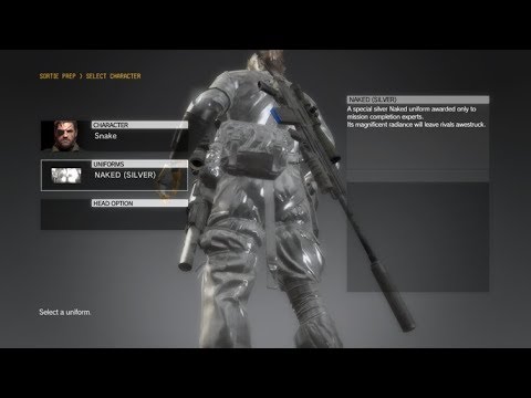 Support Platform Level 75 Stealth #39 w/ Snake Naked Silver ** Training * - Mgsv Fob Invasion - Xbox