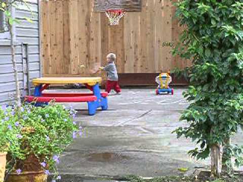 Ethan's First Tennis Racquet