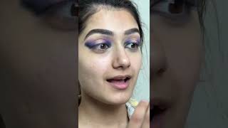 Tie Dye Eye Makeup Look👀  AMULYA RATTAN  #short