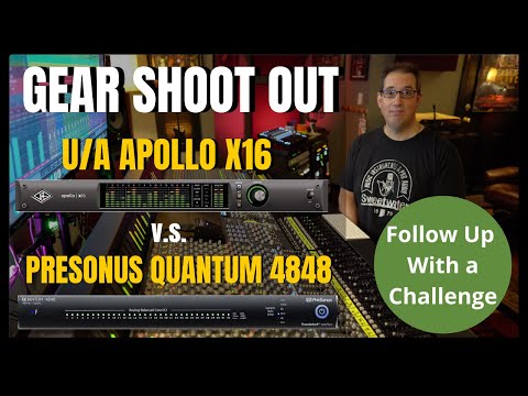 Universal Audio Apollo vs PreSonus Quantum 4848 | Follow Up Challenge