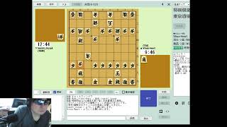 【将棋俱楽部24】いつものように角交換振り飛車にしたら対策(△54角)が来ました…(´  3｀)…