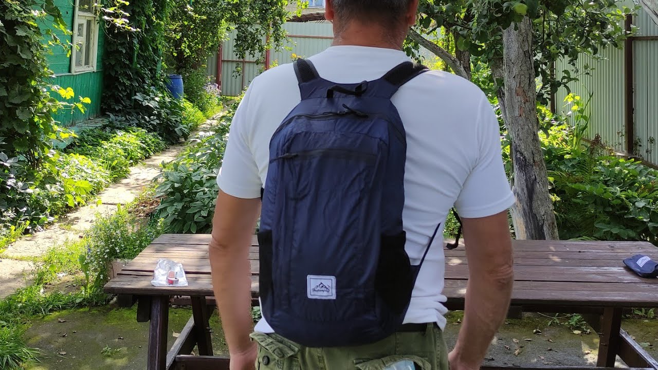 Складной спортивный рюкзак  Foldable sports backpack