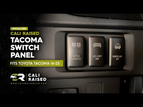 How to Install Switch Panel for 2016-2023 Toyota Tacoma | Cali Raised
