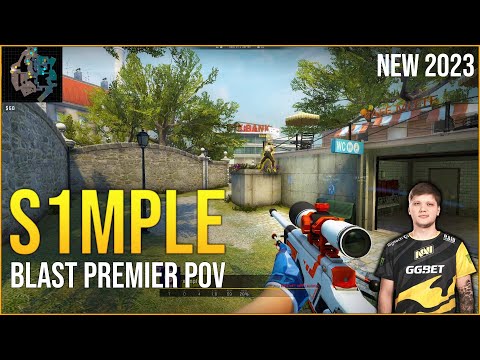 S1MPLE POV vs Astralis | 2023 Blast Premier (T Side Overpass)