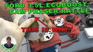 FORD 3.5L ECOBOOST CAM PHASER RATTLE. THIS IS WHY