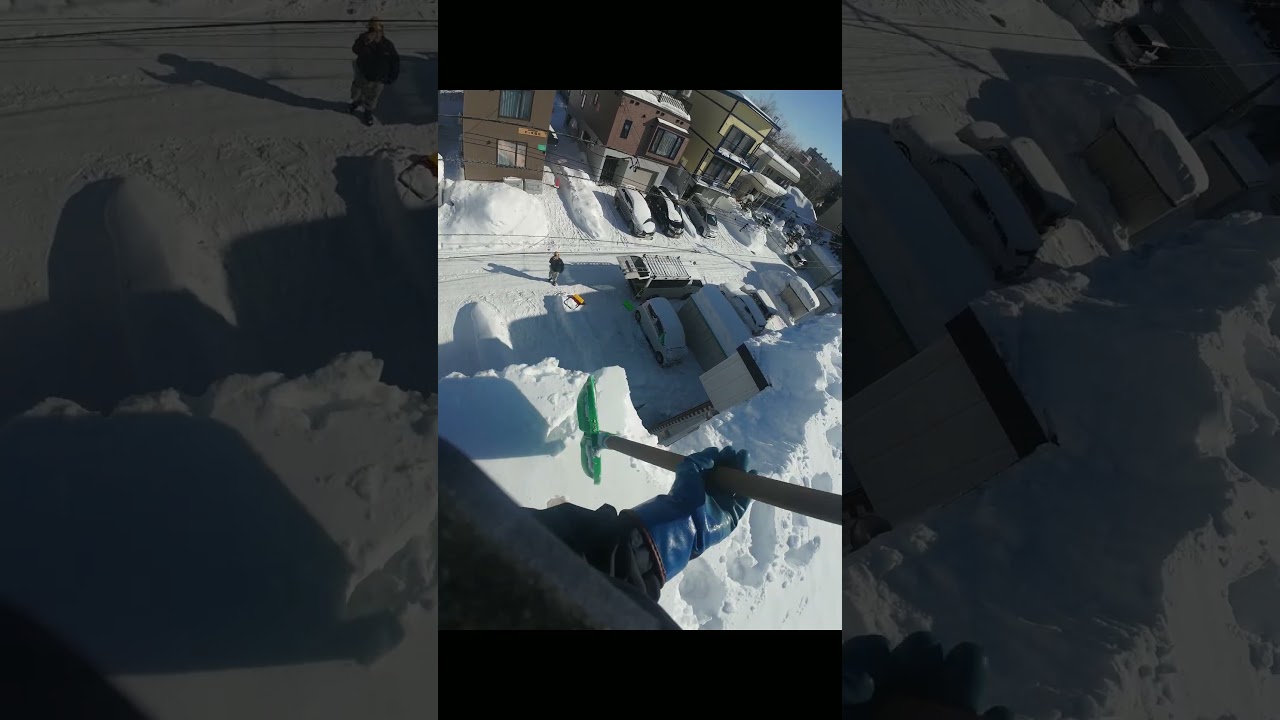 雪庇をひたすら落とす！｜2026 北海道の冬