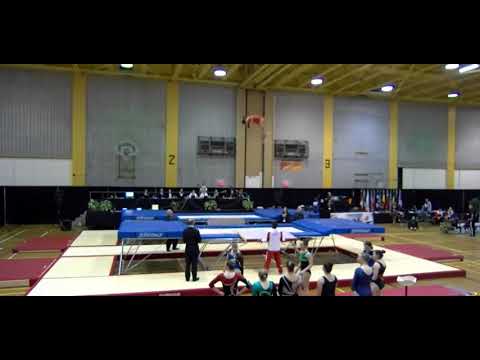 20180421トランポリンカナダカップ 予選 宇山芽紅①