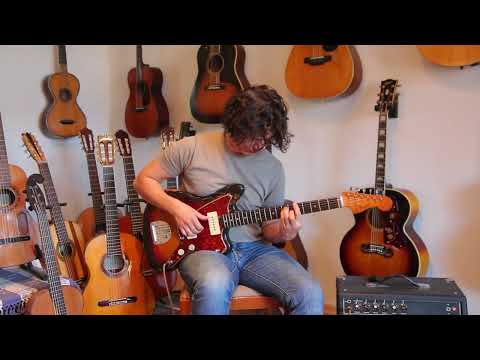 Fender Jazzmaster 1962 Sunburst - cool and completely original vintage guitar - check video! image 26