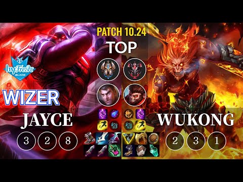 hyF Wizer Jayce vs Wukong Top - KR Patch 10.24