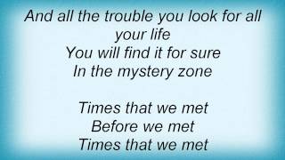 Spoon - The Mystery Zone Lyrics