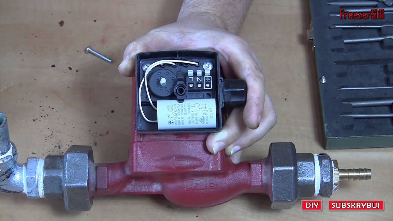 DIY | Pompa Grundfos UPS 25-40 C.O. skrzynka elektryczna