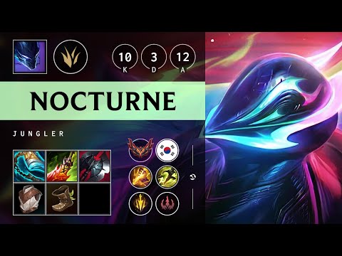 Nocturne Jungle vs Lillia - KR Grandmaster Patch 25.12