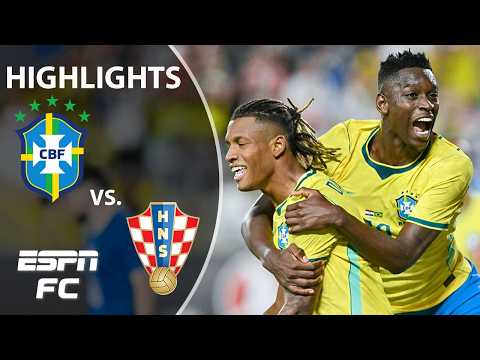 Brazil beat Croatia 3–1 in a friendly match
