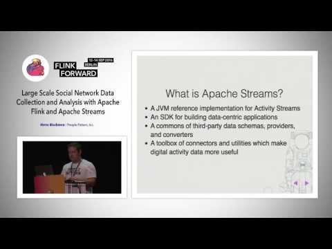 Flink Forward 2016: Steve Blackmon - Large Scale Social Network Data Collection & Analysis...