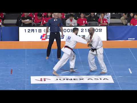 【新極真会】Court1 2nd Round23 man Eirik Bjoern Orstad vs Vasif Samedov The 12th World Karate Championship