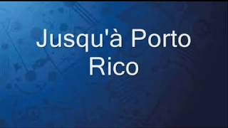 Ridsa   Porto Rico Paroles